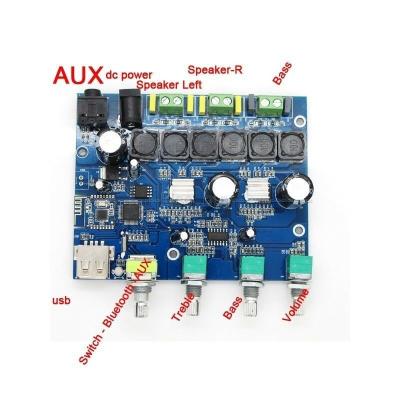 China TPA3110D6 MONKEY WMA MP3 Decoding Wireless Digital 2.1 Amplifier Board TPA3110D6 2*50W+100W MONKEY WMA MP3 USB Decoding for sale