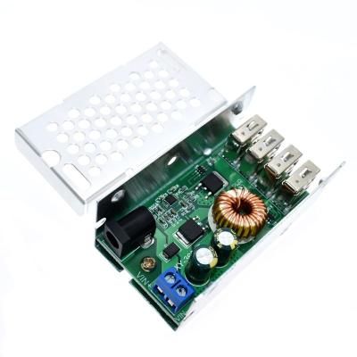 China DC-DC 24V/12V To 5V 5A Buck Converter Step Down Power Supply Module With 4USB Output 70*40*30cm for sale