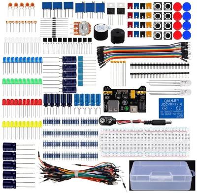 China Initiator Kit Diy Electronics Basic Starter Kit Breadboard, Jumper Wires, Resistors, Buzzer for R3 Mega256 for sale