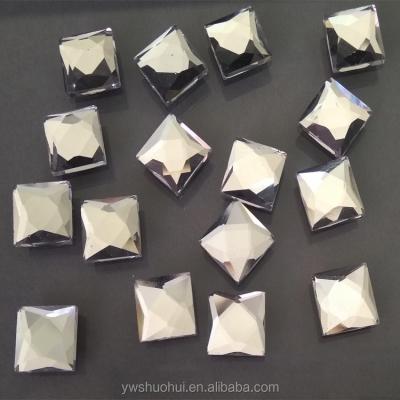 China Hot Sale Flatback Dmc Square Fake Fix Stone Hot Sale Crystal Porcelain Stone for sale