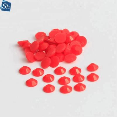 China Wholesale Acrylic Rhinestone Flatback Applique Hot Fix Beads Flat Back Resin for sale