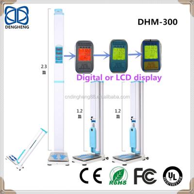 China DHM-300 Aluminum Alloy Foldable And Portable Standing Scale And Balance With Height And Weight for sale