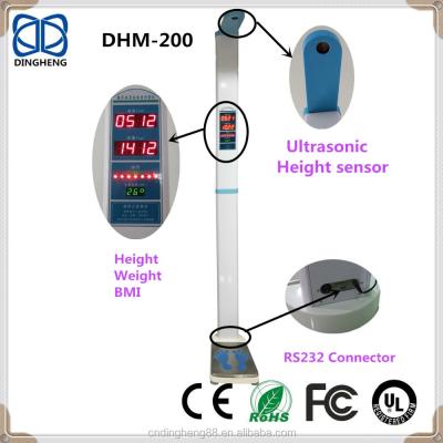 China Medical / Personal Type Scale And Weight Aluminum Alloy Electronic Height Measuring Machines for sale