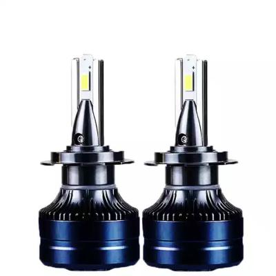 China 500M High Power 50W Auto Lighting Fan Cooling Canbus H1 H3 H7 H11 9005 F-16 9006 H4 H7 H4 Auto Led Headlight Bulb For Vehicle 6001 for sale