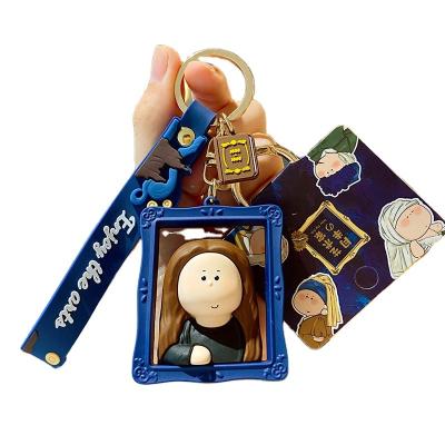 China China Cartoon Characters With Pearl Earrings Bag Key Chain Pendant And Cute Girl Cartoon Lovers for sale