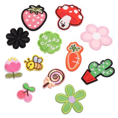 China Hot Selling Japan Custom Personalized Self Adhesive Stickers Embroidery Adhesive Patch For Clothing for sale