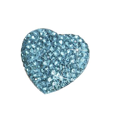 China Japan heart refrigerator goods new full of diamond refrigerator decoration magnetic paste for sale