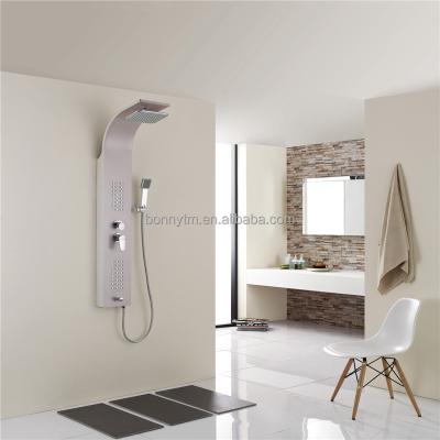 China Contemporary High Tech Stainless Steel Shower Panel New Arrival for sale