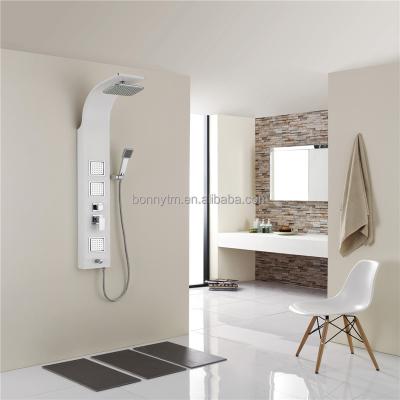 China Contemporary Single Stainless Steel Shower Panel Bathroom Faucet for sale