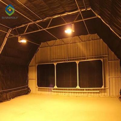 China Stable Structure Easily Assembled Plastic Sheet Blackout Light Deprivation Greenhouse For Medicinal Plants Breeding for sale