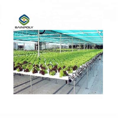 China Intelligent Glass Management Glass Greenhouse With Hydroponics for sale