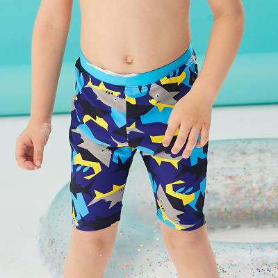 China Summer Boys Kids QUICK DRY QUICK DRY Kids Swimming Beachwear Trunk Beachwear Shorts With Shark Print for sale