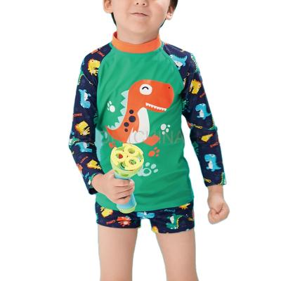 China Rash Guard Swimwear Beachwear Baby Boy Swimsuits Custom Made Anti-UV Short Two-Piece Swimwear Kids Anti-UV Shorts for sale