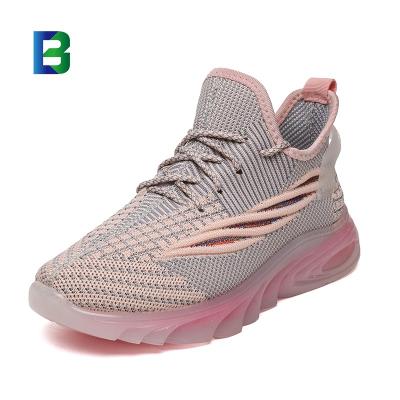 China Anti-slippery since fashion new fashion logo custom colored outsole women sneakers casual sports travel lady shoes for sale