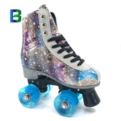 China Synthetic PVC Leather+velvet since old fashioned cheap 8 pieces roller skate wheels quad skates for sale high quality and professional for sale