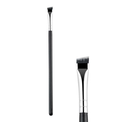 China BEILI 1piece Wood Handle Skin-friendly Makeup Brush Pins Single Makeup Brush Black And White Eyebrow Brush for sale