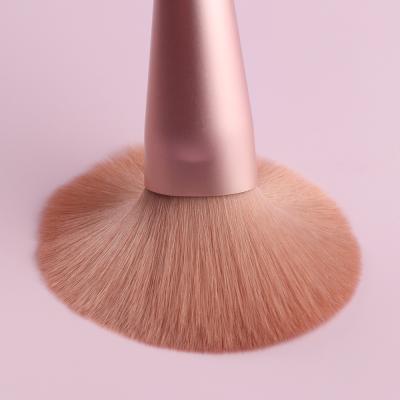 China BEILI Custom Logo Luxury Synthetic Hair Box Packaging 7pcs Durable High Quality Pink Blush Eyebrow Makeup Brush Set for sale