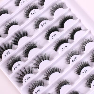 China BEILI 3d Mink Eyelashes Cruelty Mink Lashes Natural Soft Free Wholesale Mink Lashes 3d False Eyelashes for sale