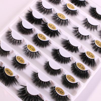 China BEILI Natural soft short mink lahes 3d mink eyelashes wholesale with custom packing short mink lashes seller for sale