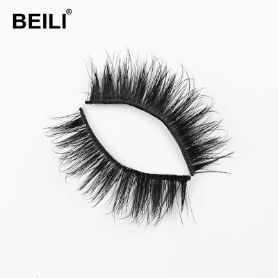 China Wholesale BEILI Beauty Cosmetics Long Lashes Wholesale Premium Premium Fluffy Synthetic Private Label Hand Made Thick Natural Eyelashes Multi Sizes for sale