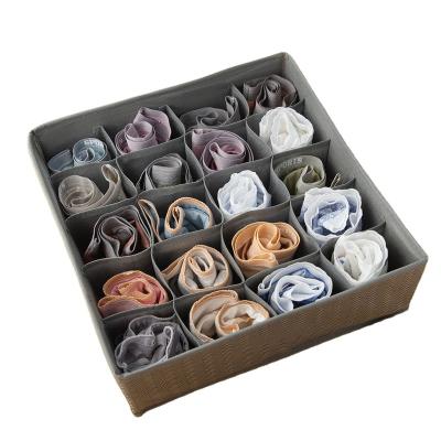 China Viable Nonwoven Organizer Women Bra Box For Closet Drawer Organizers Underwear Box Foldable Home Storage Box for sale