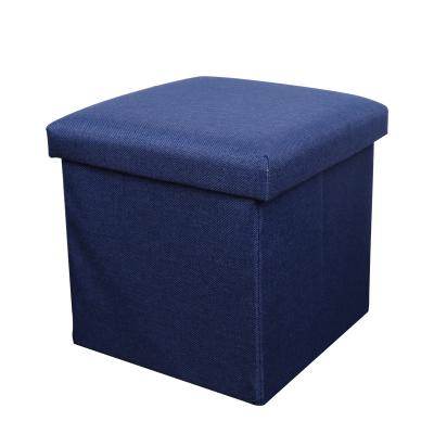 China Professional Manufacturing Times Polyester Cloth 30CM Storage Stool for sale