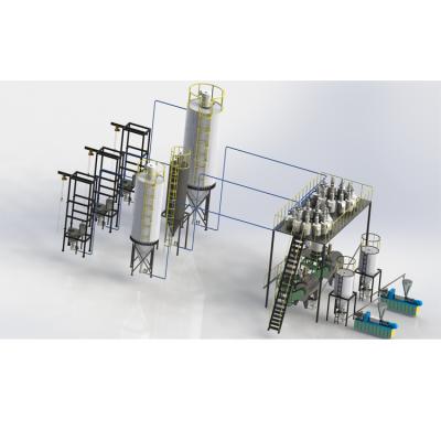 China Plastic Factory Automatic Dosing Mixing Conveyor System for sale