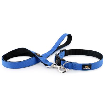 China Customized Customized Design Free Premium Cotton Pet Lanyard Eco-Friendly Dog Leash And Collar Sets for sale