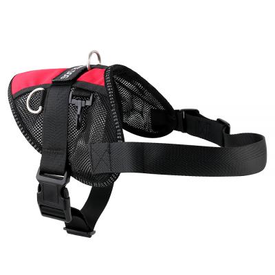 China Cooling Padded Mesh Dog Vest Reflective Service Dog Harness With K9 SUPPORT DOG Patches for sale