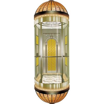 China Modern Round Glass Cabin For Panoramic Elevator Lift Price for sale