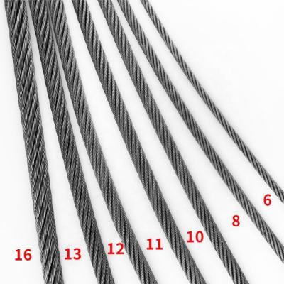 China Hot Sale Industrial Elevator Steel Wire Rope For Elevator Price 16mm for sale