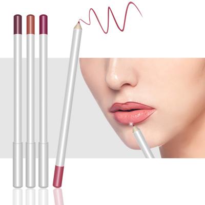 China Customized Daily Makeup Waterproof Cosmetics Lip Liner 21 Color Matte Lipliner Pencil Private Label Lipliner for sale