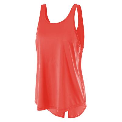 China Women Sports Back Breathable Breathable Cloth Breathable Fabric GYM Workout Tank Sports Training Vest Clothing Loose for sale