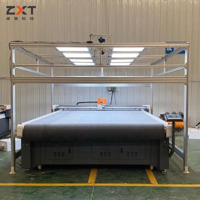 China Automatic Knife Cutting Machine Sofa Textile Cutter Plotter 2500mm Width Cutting Plotter Drawing Machine For Chair Fabric for sale