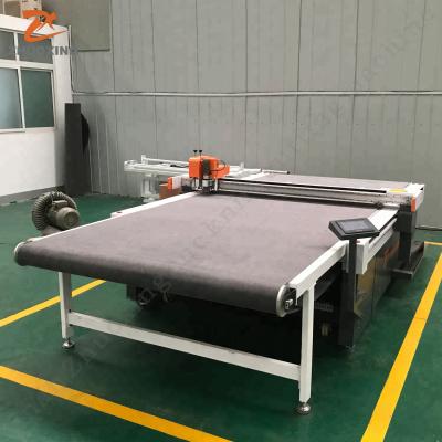 China Multi layer cutter high precise, low-layers fabric, cloth, garment, textile, apparel cnc swinging knife cutting machine, non-die cut, laser cut for sale