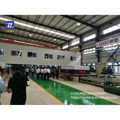 China High quality automatic artificial building material stores quartz stone making machines large slab production line equipment ZL015 for sale