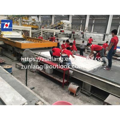 China Building Material Shops Artificial Quartz Stone Calacatta Color Making Machinery System Automatic for sale