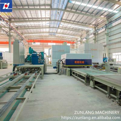 China Automatic Artificial Stone /Slab/sheet/quartz surface of building material stores making machine production line for kitchen countertops for sale