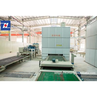 China Building material stores high cost effective useful artificial quartz exterior manufacturing machinery large slab production line ZL014 for sale