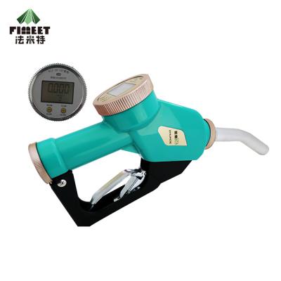 China China Fuel Nozzle With Meter Manufacturer , Flow Meter Oil Dispensing Gun 16*21CM for sale