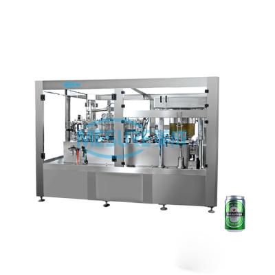 China High efficient automatic aluminum can filling machine for juice and water with high quality for sale