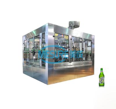 China One Piece Carbonated Glass Beverage Beverage Bottle CSD Capping And Filling Labeling Machine for sale