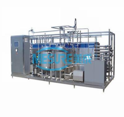 China High Efficiency UHT Milk Fruit Juice Milk Pasteurizer Machine Fully Automatic Fresh Milk Processing Machine for sale