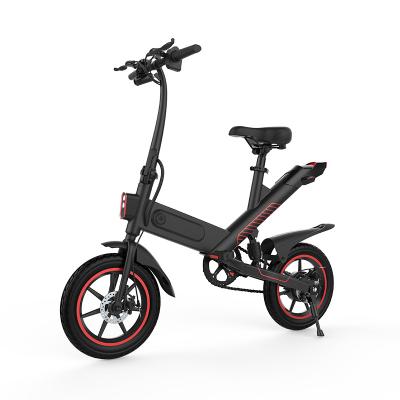 China New EU E bicycle Y14 14inch adult 350W motor 6ah E bicycle electric bicycle steel fast electric cycle e bike for sale