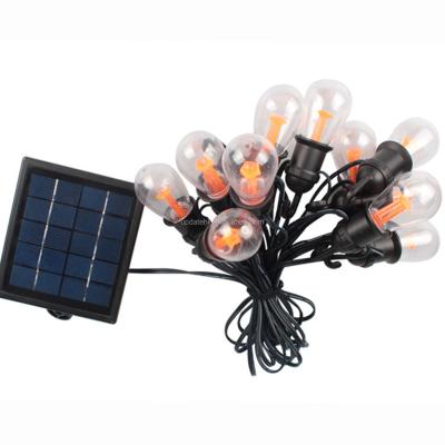 China String Lights G40 Edison Bulb Light Outdoor Solar Connectable Solar Hoilday Serial Led Sensor Lamp Waterproof Christmas Party for sale