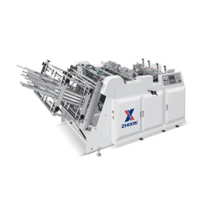 China food & Factory Guaranteed Beverage Quality 6kw Folding Carton Paper Erector Machine for sale