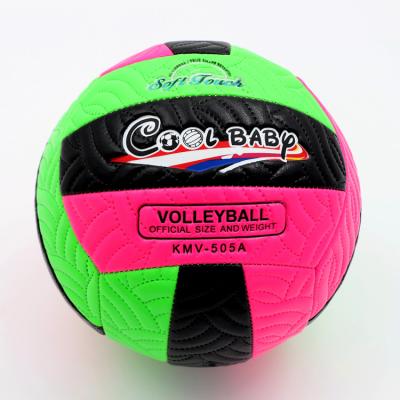 中国 New design twisted soft bubble PVC volleyball sewing volleyball Swimming Pool Beach Volleyball 販売のため