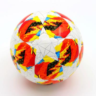 China pu leather custom print thermal bonded training soccer football ball zu verkaufen