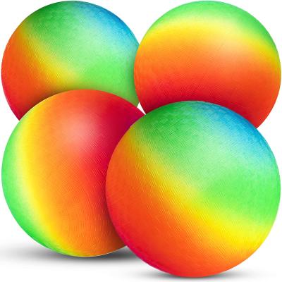 China 2021 wholesale sport goods PVC toy colorful balls promotional playground beach inflatable gift ball for kids zu verkaufen