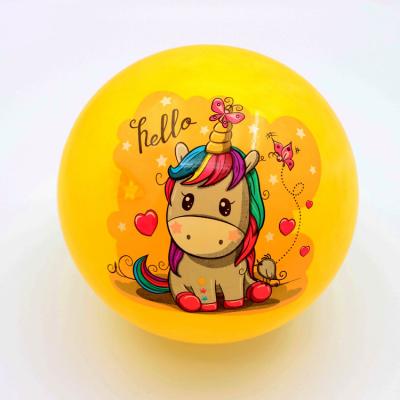 China Unicorn Cute Cartoon Bouncing Ball Inflatable Jump Indoor And Outdoor Children'S Toys for sale